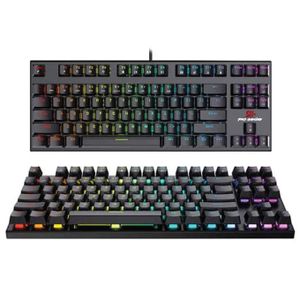 LIWI-Clavier Gaming Mécanique RGB Rétroéclairé, Clavier Gamer