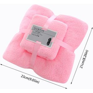 طقم مناشف فاخر للعروس، قطعتان، مناشف وجه مخملية ناعمة وأنيقة