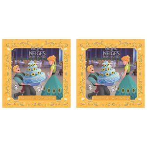 Hachette Livre pour Enfants - Histoire Illustrée La Reine des Neiges : Une Fête Givrée - Aventure Disney - Lot de 2, Multicolore