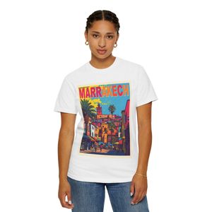 CAPRI T-shirt Design URBAN STYLE VILLE MARAKESH  & Unisexe en 100% coton