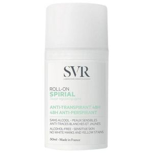 SVR spirial Roll-On Déodorant Anti-Transpirant 48h Recharge 50 ml - Peaux sensibles Sans alcool Anti-traces