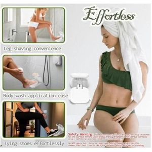 Repose-pieds de Douche Pliable – Support de Rasage Stable avec Ventouses Antidérapantes, Étagère Amovible, Tabouret de Bain Portable Idéal pour le Rasage des Jambes et les Personnes Âgées