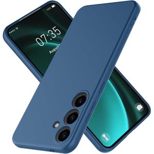 Couqe silicone bleu pour Samsung Galaxy A55 5G