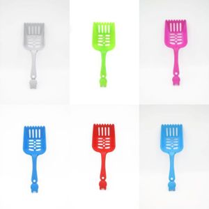 مجرفة فضلات القطط بلاستيكية 25 سم لون عشوائي