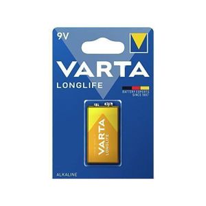 VARTA Pile 9v Longlife AlKaline 6LR61 // Batterie Alcaline 9 volt
