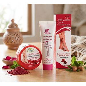 Assil Crème Pieds Anti-Crevasses à l'Aker Fassi (Kaab El Ghazal) – Hydratation & Soin Réparateur