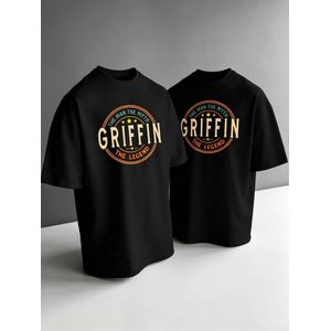 Ensemble de T-shirt pour hommes - Impression Légende du Griffon, Vêtement décontracté