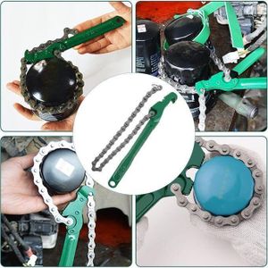 Clé à Filtre à Huile Professionnelle à Chaîne 225 mm – Outil Universel de Mécanique Auto & Moto