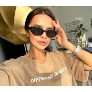 Lunettes de soleil ovales vintage pour femmes, petites lunettes de soleil ovales rétro