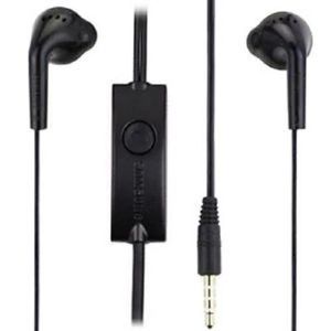 Ecouteur Casque stéréo 3,5 mm mains libres avec micro pour Samsung LG  ZTE Nokia ASUS ... Noir