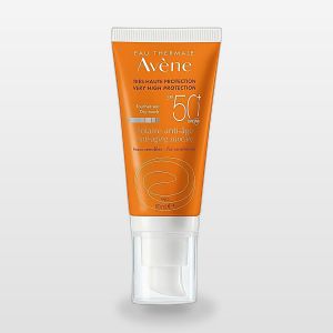Avène   Eau Thermale Solaire Anti-Âge SPF 50+ - Crème Protectrice Visage 50 ml