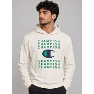 Champion Pull A Capuche Ecru premium essentiel pour l'automne Blanc Cassé 