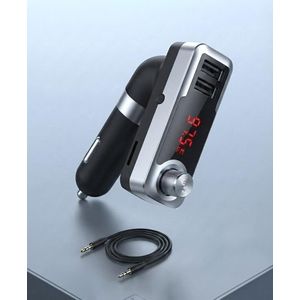 شاحن سيارة لاسلكي متعدد الوظائف مع قارئ MP3 ومنفذي USB