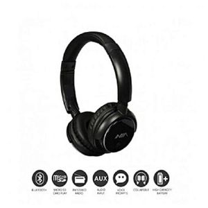 Nia Casque Wireless Bluetooth Android - Apple Avec Lecteur Micro SD - FM  Radio - Aux-entrée - Style hommes et femmes Noir Haute qualité à prix pas  cher