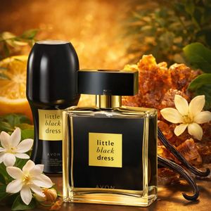 Avon Parfum +stick little Black dress 