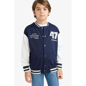 Defacto Cardigan Garçon coupe regular en coton - Bleu marine - F4550A8.