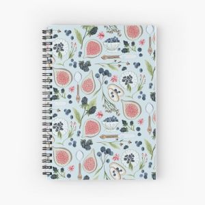 Blueberry Breakfast Spiral Notebook Bloc note