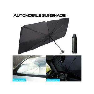 Couvre Pare-brise Parapluie pliable en titane, bloc de lumière, rayons UV et refroidissement intérieure de la voiture