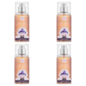 Lot de 4 - Brume Corporelle "Sweet Petal" - Parfum Floral Léger - Pour Femme - Vaporisateur 100ml