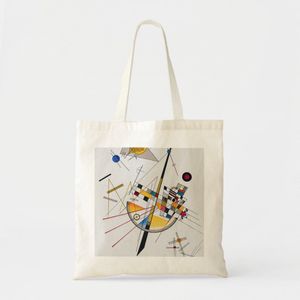 Tote Bag delicate tension n ° 85, Wassily Kandinsky Unique, haute qualité