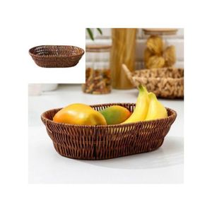 Panier à pain lavable, Panier de service pour fruits, Corbeille à pain Ovale