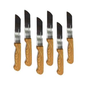 Ensemble de 6 Couteaux de cuisine idéal pour éplucher tous types de fruits et légumes