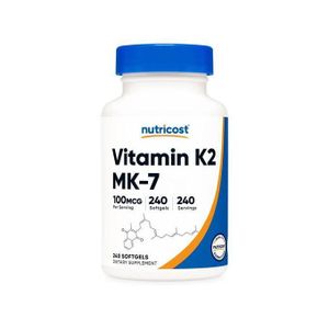 Nutricost Vitamine K2 MK-7, 100 mcg, 240 capsules