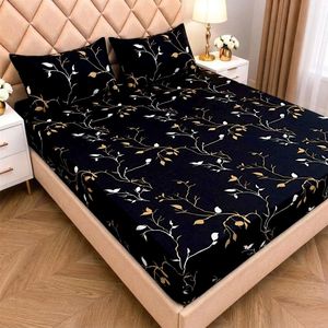 Drap Housse 160x200 Ajustable + 2 Taies, Confort Doux, Maintien Parfait