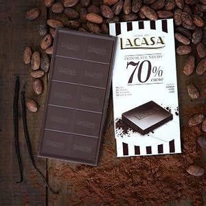 Chocolat Noir 70% aux Amandes – Tablette 200 g