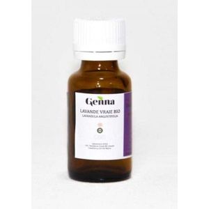 Genna Huile Essentielle Lavande Vraie BIO 10Ml, puissant pour la relaxation, le sommeil, la peau et les muscles, cicatrisantes, anti-inflammatoires et antispasmodiques, soulageant le stress, l'anxiété, les irritations cutanées, les douleurs
