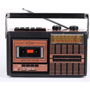 Radio Magnétophone Vintage – Bluetooth, USB et FM