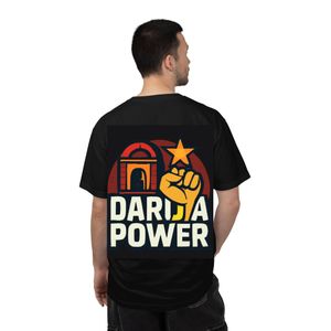 CAPRI T-shirt Graphic « Darija Power » – Fierté Pop Art Marocaine