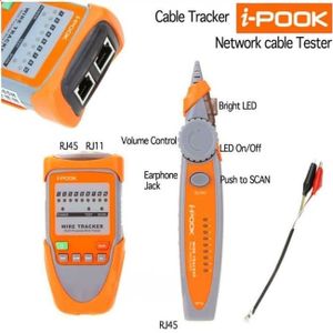 Testeur de Câble Portable PEAKMETER MS6812 Tracker réseau de fil Téléphone  Internet RJ45/RJ11