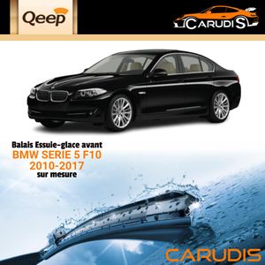 Qeep مساحات زجاج أمامي مخصصة لسيارة BMW الفئة 5 F10 لمسح مثالي وصامت