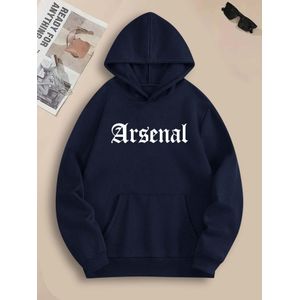 Sweat à capuche oversize pour femmes avec imprimé lettres A-Z - Pull doux et ample avec poche, idéal pour l'automne et l'hiver, lavable en machine, pull décontracté