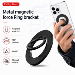 Support Magnétique Anneau Rotatif pour Smartphone – Rotation 360° & Support Pliable avec Bague de Maintien