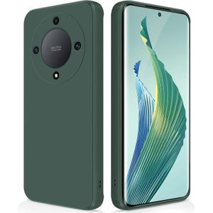 Coque en silicone vert pour Honor magic 5 lite– Housse de protection souple, antichoc et anti-rayures, design élégant et ajusté