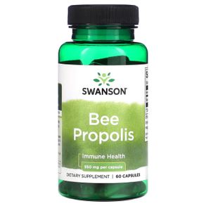 Swanson Propolis d'abeille 550mg,  60 capsules végétariennes