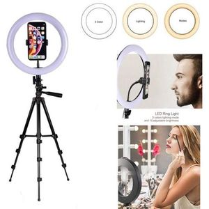 Kit d'éclairage professionnel Ring Light 18 pièces Maroc