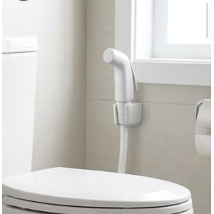 Douchette wc avec support et flexible