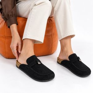 Tifano Sabot pour femme  701 noir daim
