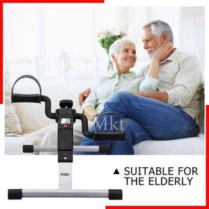 Mini vélo d'appartement à pédale, Entraîneur de mouvement pour bras et jambes, Pédalier Pliable Pratique