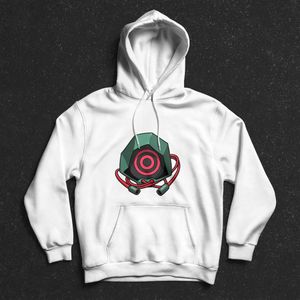 هودي سويت شيرت بغطاء للرأس للرجال - ابيض - Camera