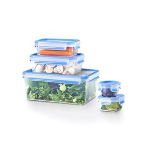 Tefal Set 5 Boîtes Alimentaires Masterseal Rect. Terracotta