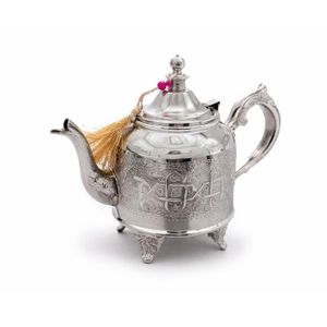 براد نحاسي تقليدي أصيل من فاس العتيقة