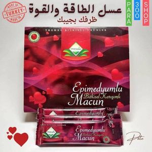 TEHMRA EPIMEDIUM MACN - Nouveau Natrel MIEL Homme infuse avec Gelee Naturelle, Miel Ginsen Bee polen & Herbes 100 % Naturelles Mixtes, Pâte d'Epimedium TEHMRA au miel turc