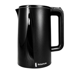 Taurus Bouilloire électrique Cynthia Inox 1.7L 2200W Acier inoxydable noir