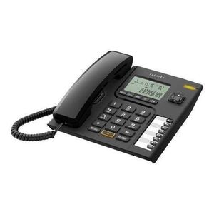 Alcatel T76 Poste Téléphonique Analogique Filaire Noir avec Afficheur