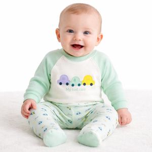 Coffret Naissance "Éclat de Soie" – Grenouillère à Col Claudine en Dentelle 0-6 mois