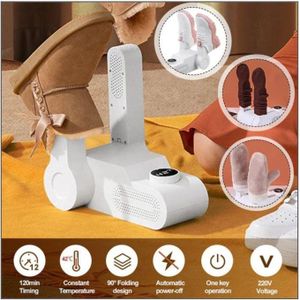 Séchoir Électrique Compact et Pliable pour Chaussures et Bottes